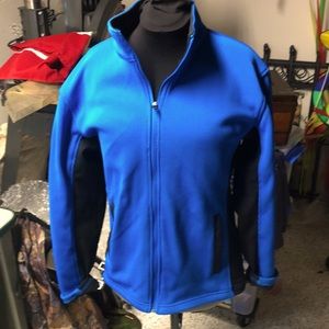 Good preowned condition men’s blue zipper sweatshirt